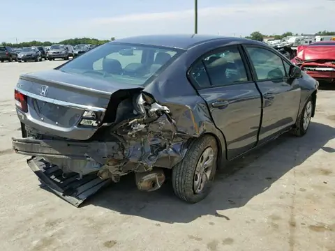 2013 HONDA CIVIC LX VIN 19XFB2F53DE075100 фото 4