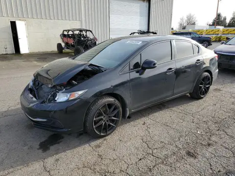 19XFB2F56DE067895 — 2013 Honda Civic LX, Передняя часть (Front End), фото до ремонта