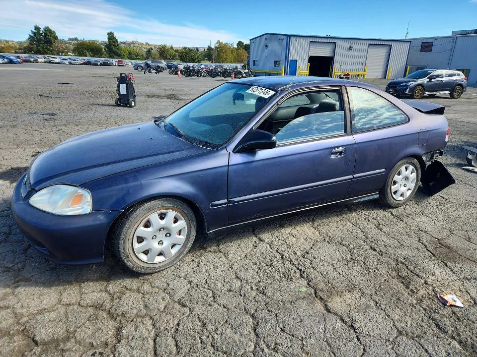 1999 HONDA CIVIC VIN 1HGEJ6129XL057281 фото 1