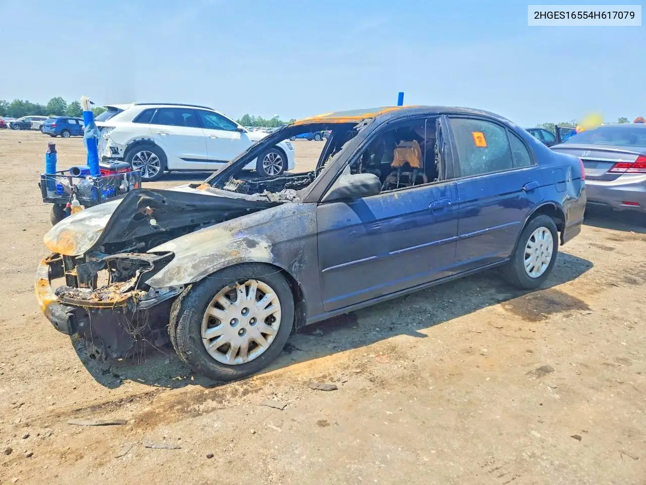 2004 Honda Civic Lx VIN 2HGES16554H617079 фото 1