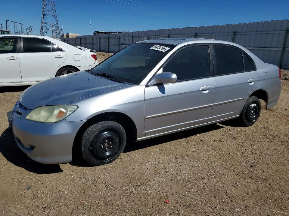 2004 HONDA CIVIC VIN 2HGES25804H518669 фото 1