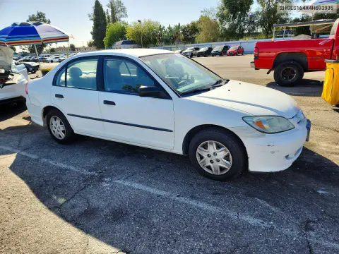 2004 Honda Civic Dx VIN 2HGES164X4H593935 фото 4