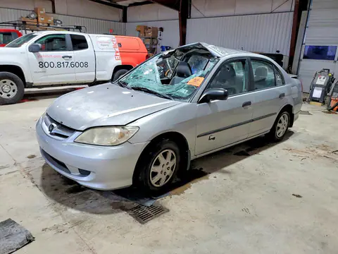 1HGES16305L010882 — 2005 Honda Civic, Передняя часть (Front End), фото до ремонта