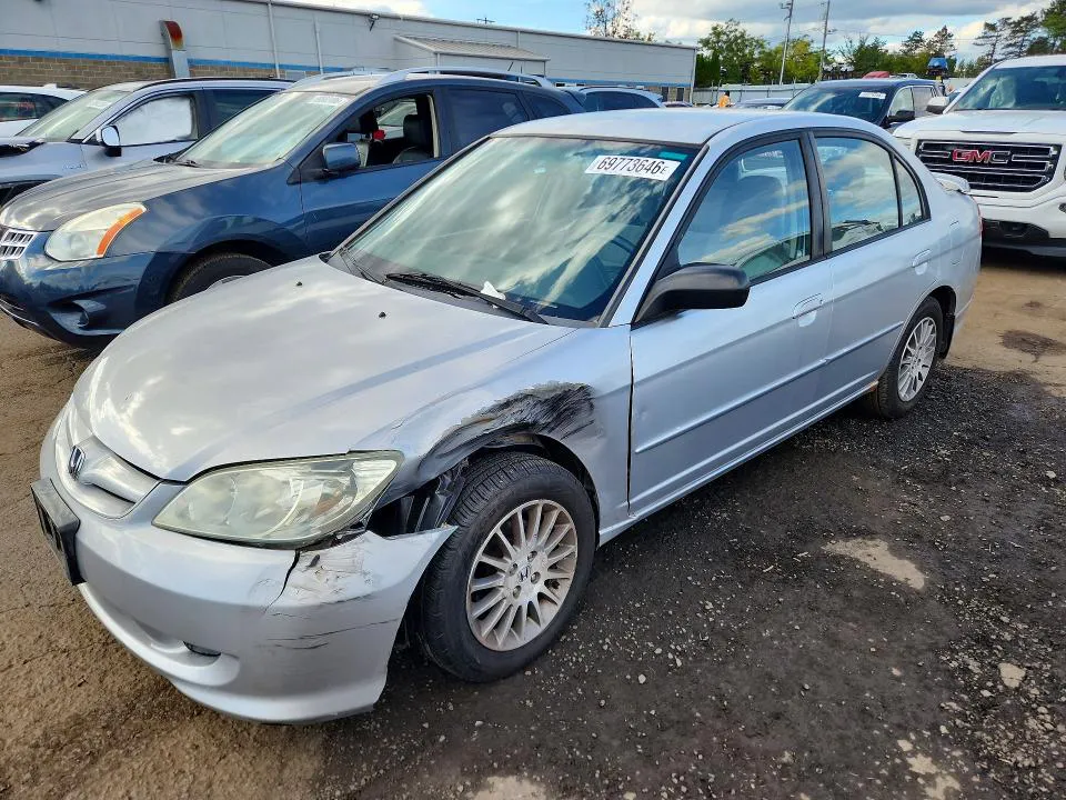 2005 HONDA CIVIC VIN 2HGES16565H559341 фото 1