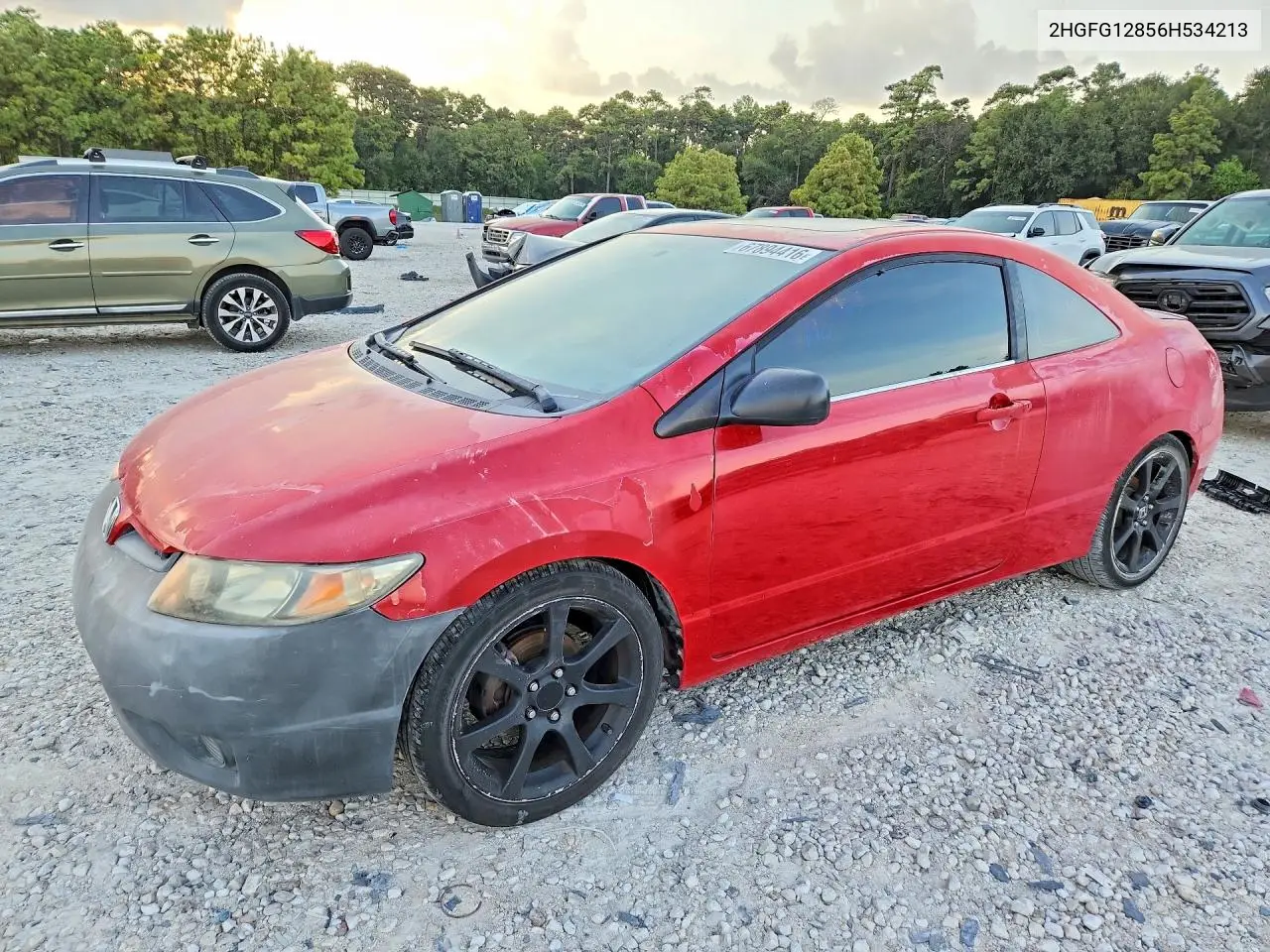 2006 Honda Civic Ex VIN 2HGFG12856H534213 фото 1