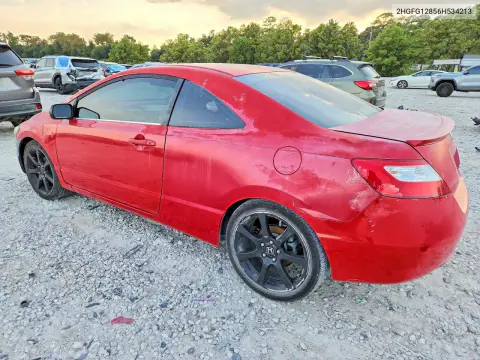 2006 Honda Civic Ex VIN 2HGFG12856H534213 фото 2