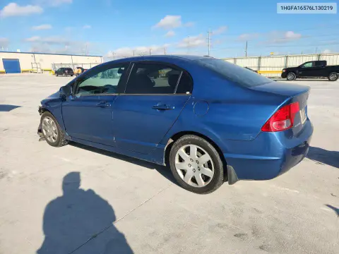 2006 Honda Civic Lx VIN 1HGFA16576L130219 фото 2