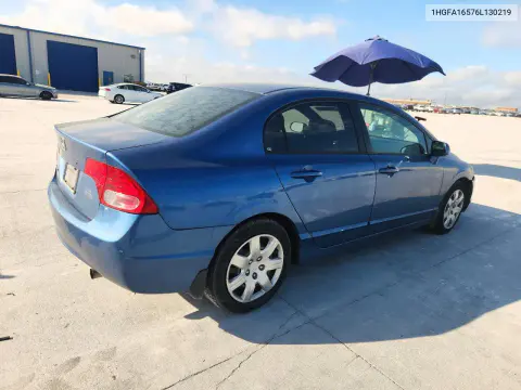 2006 Honda Civic Lx VIN 1HGFA16576L130219 фото 3