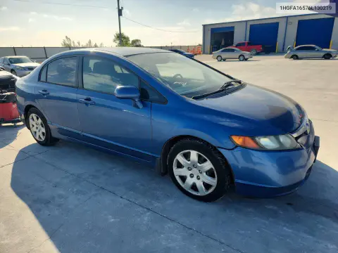 2006 Honda Civic Lx VIN 1HGFA16576L130219 фото 4
