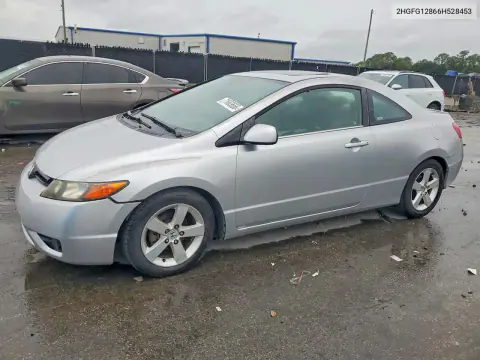 2006 Honda Civic Ex VIN 2HGFG12866H528453 фото 1