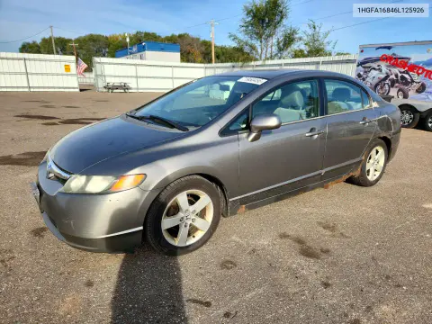 1HGFA16846L125926 — 2006 Honda Civic, Передняя часть, фото до ремонта