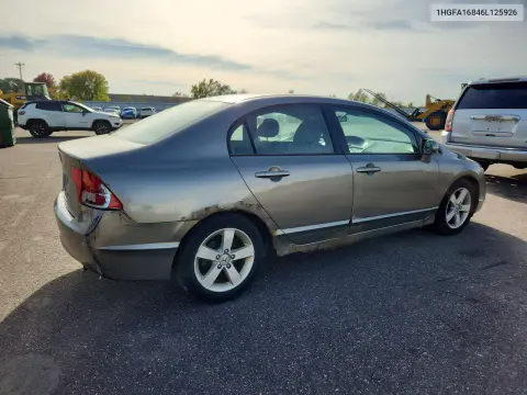 2006 Honda Civic Ex VIN 1HGFA16846L125926 фото 3