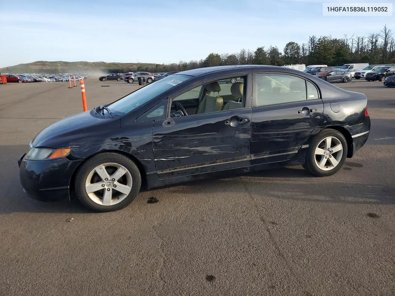 2006 Honda Civic Ex VIN 1HGFA15836L119052 фото 1
