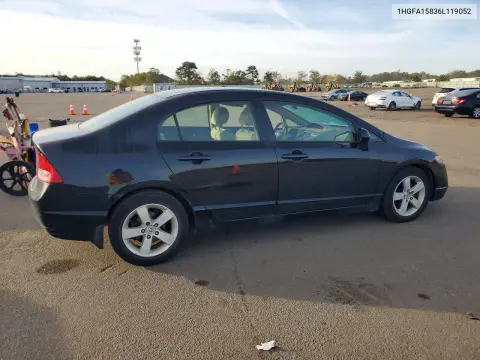 2006 Honda Civic Ex VIN 1HGFA15836L119052 фото 3