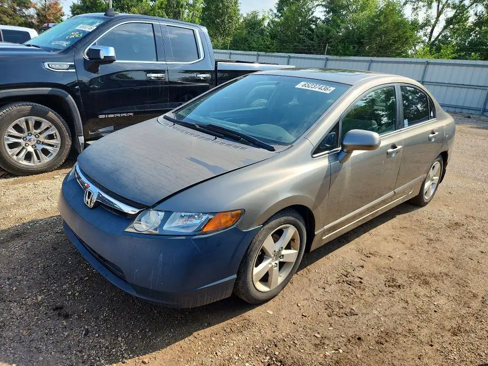 1HGFA16827L099764 Honda Civic 2007 — повреждение Передняя часть, фото до ремонта