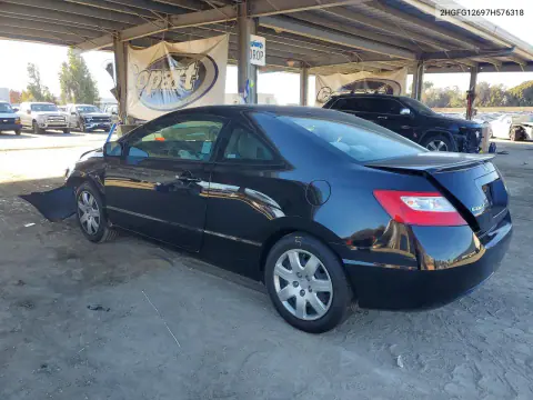 2007 Honda Civic Lx VIN 2HGFG12697H576318 фото 2