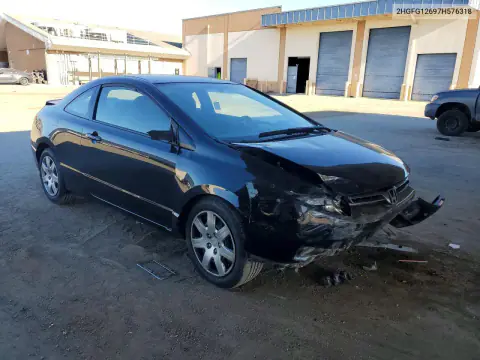 2007 Honda Civic Lx VIN 2HGFG12697H576318 фото 4