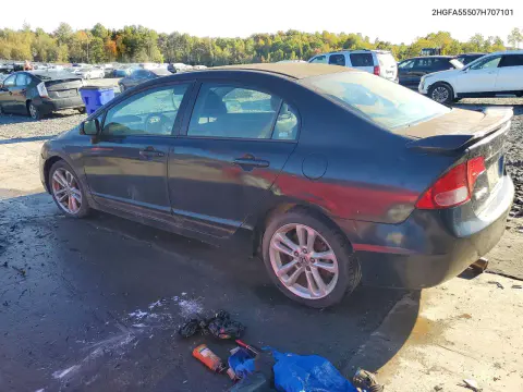2007 Honda Civic Si VIN 2HGFA55507H707101 фото 2