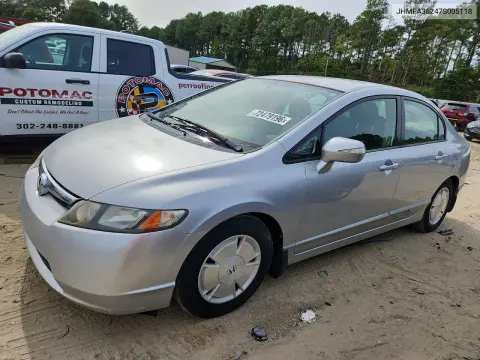 JHMFA36247S005118 — 2007 Honda Civic, Мелкие вмятины и царапины, фото до ремонта