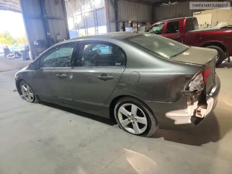 2007 Honda Civic Ex VIN 1HGFA16817L056517 фото 2