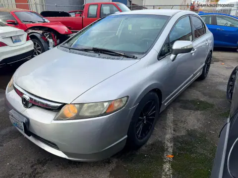 2007 Honda Civic Hybrid VIN JHMFA36207S004502 фото 3