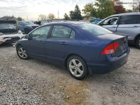 1HGFA16867L031502 — 2007 Honda Civic, фото 2 с аукциона Copart, Передняя часть