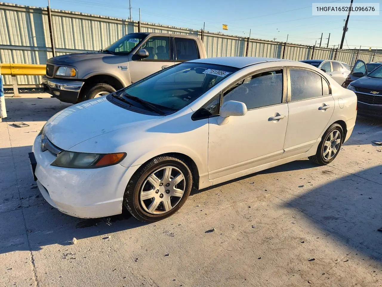2008 Honda Civic Lx VIN 1HGFA16528L096676 фото 1