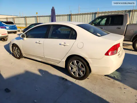 2008 Honda Civic Lx VIN 1HGFA16528L096676 фото 2