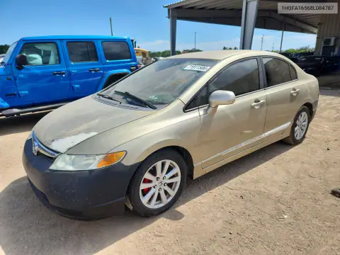 1HGFA16568L084787 — 2008 Honda Civic, Боковая часть, фото до ремонта