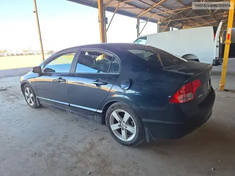 2008 Honda Civic Ex VIN 1HGFA16898L053916 фото 2