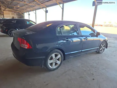 2008 Honda Civic Ex VIN 1HGFA16898L053916 фото 3