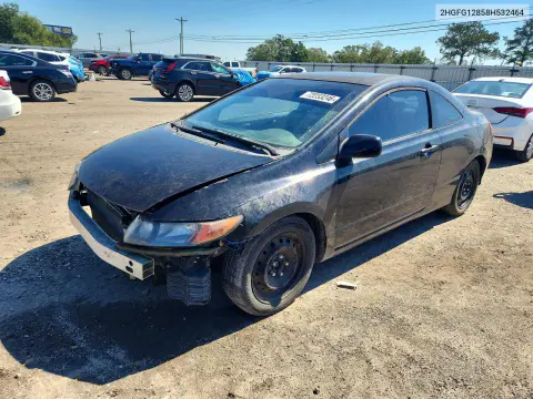 2HGFG12858H532464 — 2008 Honda Civic, Передняя часть, фото до ремонта