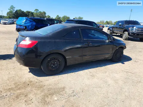 2008 Honda Civic Ex VIN 2HGFG12858H532464 фото 3
