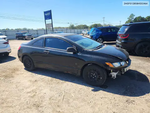 2008 Honda Civic Ex VIN 2HGFG12858H532464 фото 4