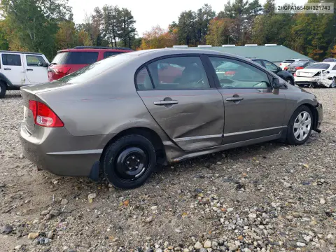 2008 Honda Civic Lx VIN 2HGFA16548H321743 фото 3