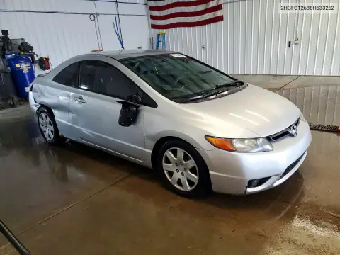 2HGFG12688H533252 — 2008 Honda Civic, фото 4 с аукциона Copart, Боковая часть