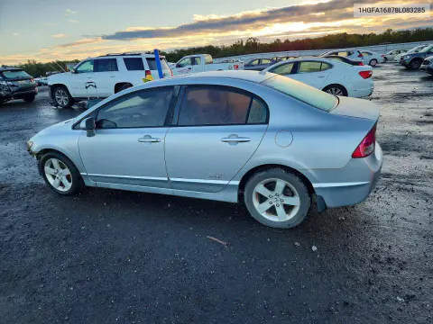 2008 Honda Civic Ex VIN 1HGFA16878L083285 фото 2