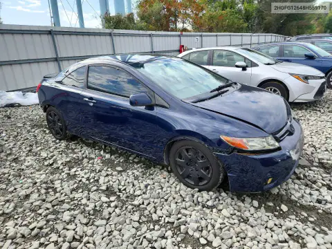 2HGFG12648H559170 — 2008 Honda Civic, фото 4 с аукциона Copart, Задняя часть