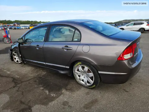 2009 Honda Civic Lx VIN 1HGFA165X9L013898 фото 2