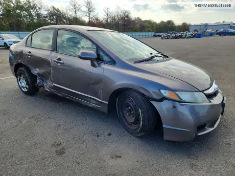 2009 Honda Civic Lx VIN 1HGFA165X9L013898 фото 4