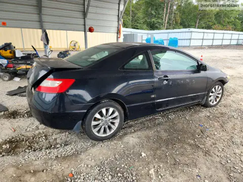 2009 Honda Civic Ex VIN 2HGFG118X9H504341 фото 3