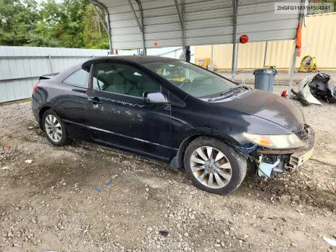 2009 Honda Civic Ex VIN 2HGFG118X9H504341 фото 4