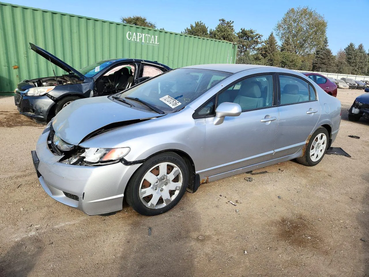2009 Honda Civic Lx VIN 19XFA16539E052050 фото 1