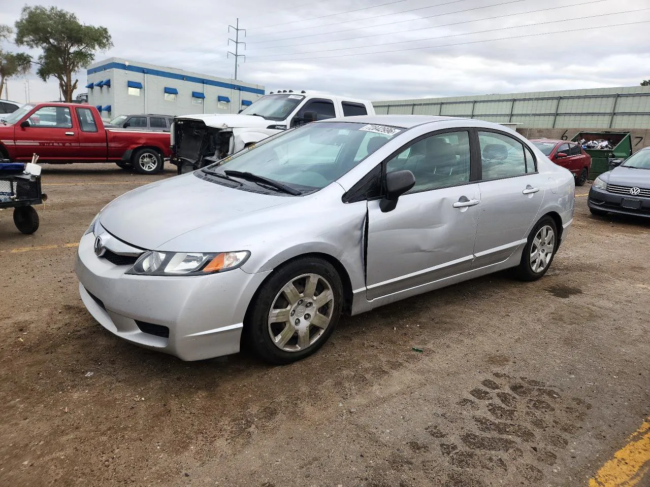2009 Honda Civic Lx VIN 19XFA16579E029872 фото 1