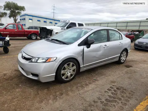 19XFA16579E029872 — 2009 Honda Civic, Передняя часть, фото до ремонта