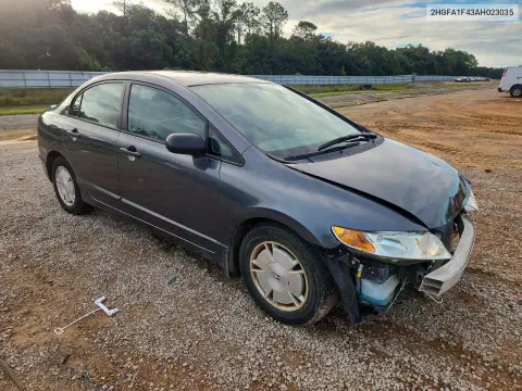 2010 Honda Civic Dx-G VIN 2HGFA1F43AH023035 фото 4