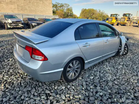 2010 Honda Civic Exl VIN 2HGFA1F99AH308771 фото 3