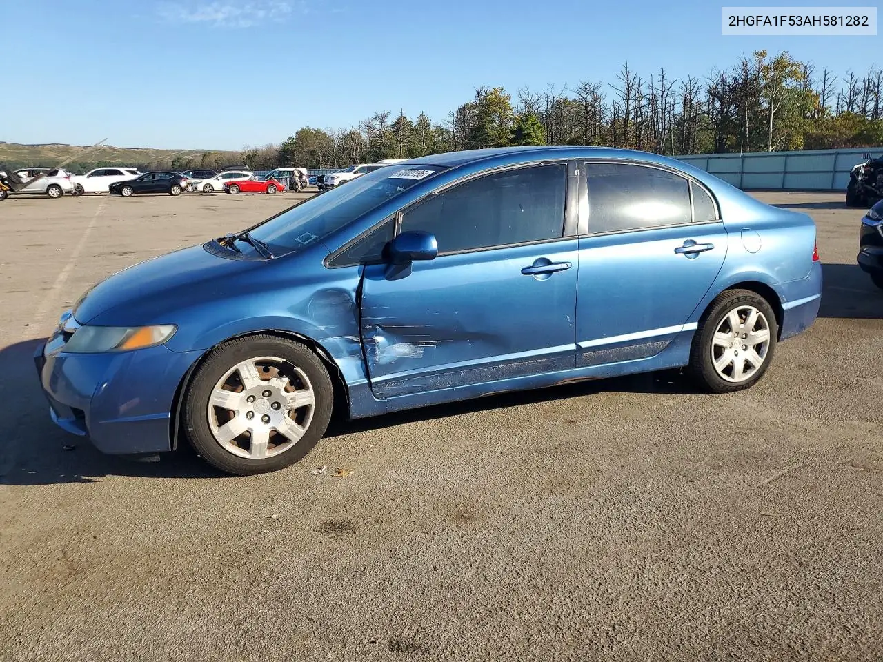 2HGFA1F53AH581282 Honda Civic 2010 — повреждение Сторона, фото до ремонта