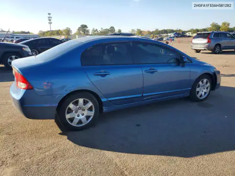 2HGFA1F53AH581282 — 2010 Honda Civic, фото 3 с аукциона Copart, Сторона