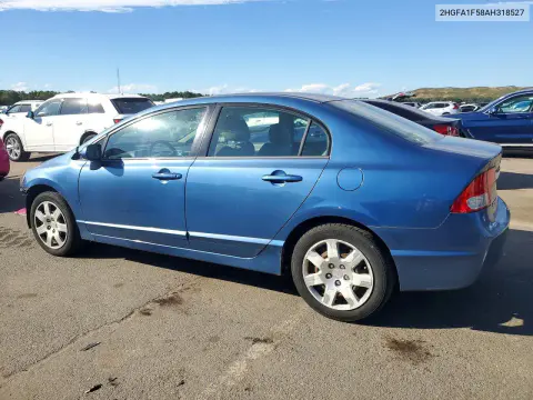 2010 Honda Civic Lx VIN 2HGFA1F58AH318527 фото 2